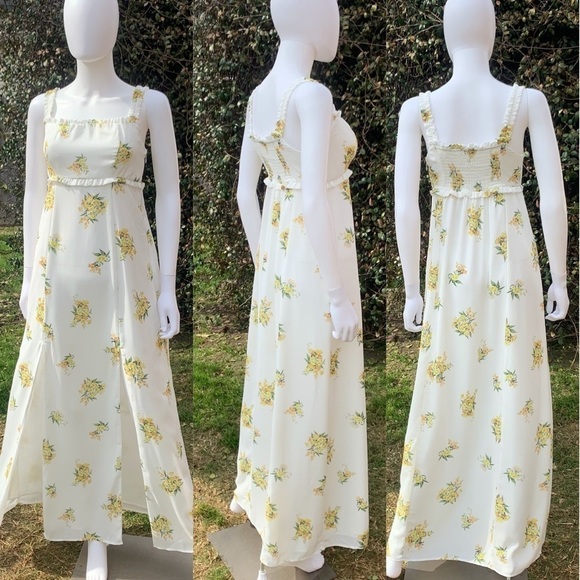 💋NWT SMYM Bristol Sunny Side BoHo Floral Maxi Dress - Picture 3 of 15